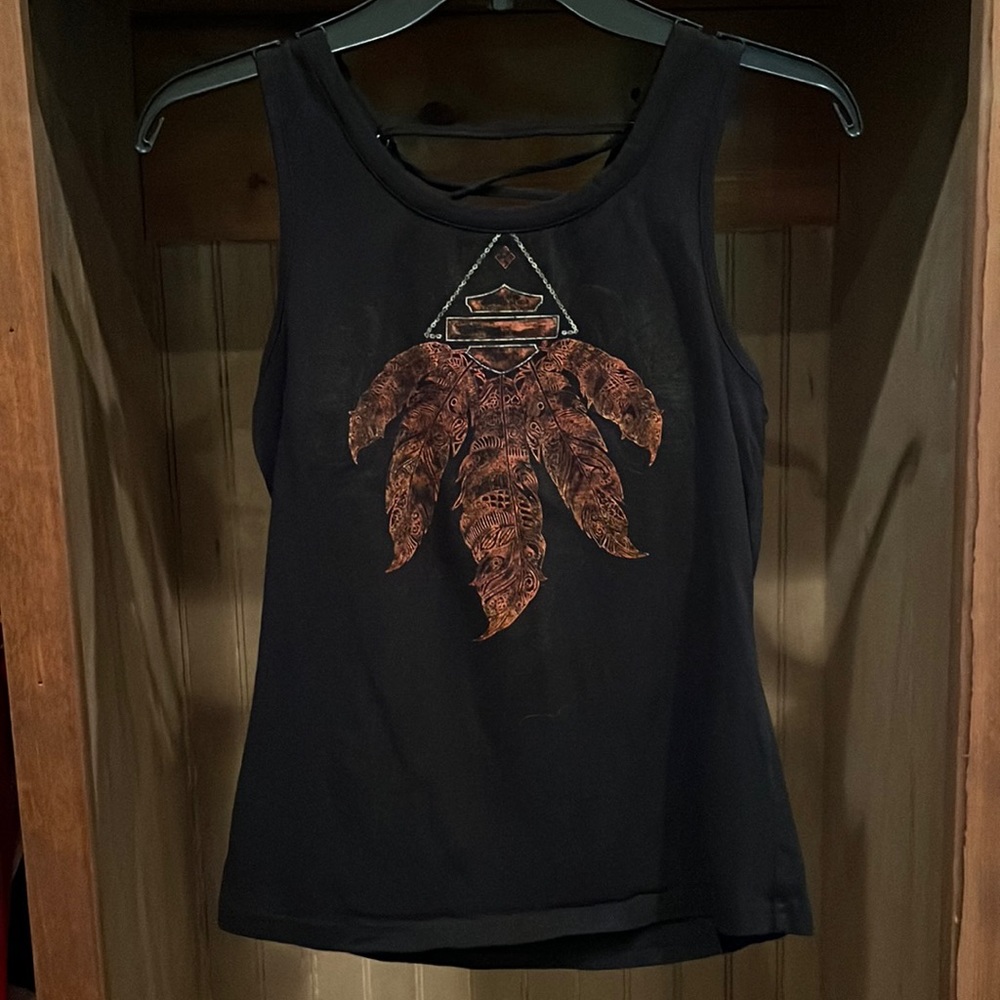 NWOT small lace up tank from Harley Davidson